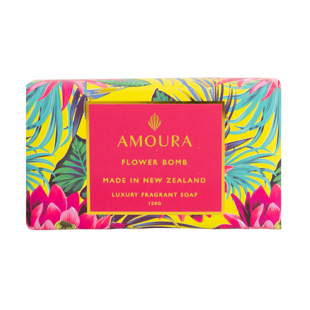 AMOURA LUXURY SOAP - FLOWER BOMB 150G
